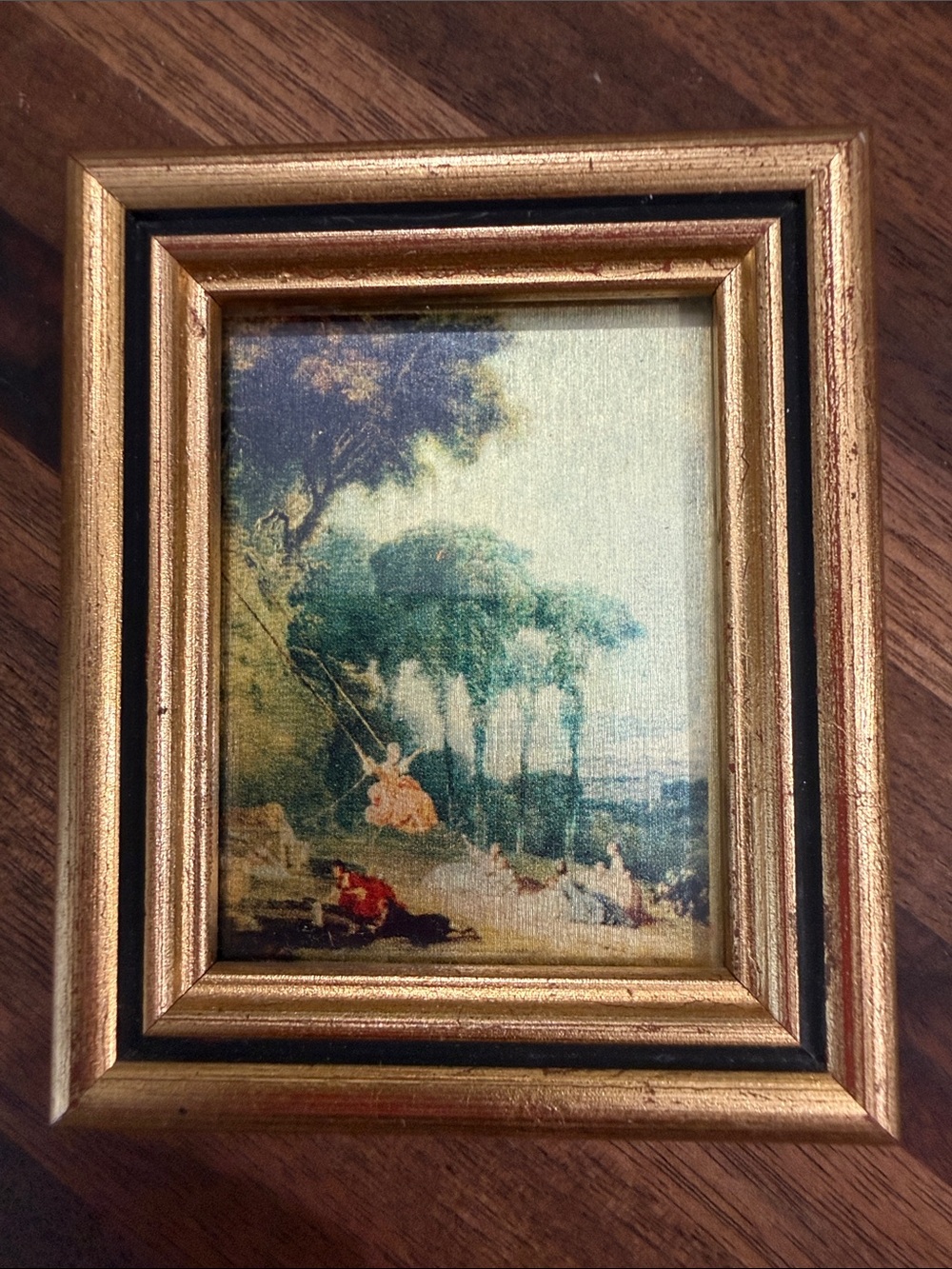 Jean-Honoré Fragonard  “The Swing” L'Escarpolette miniature painting